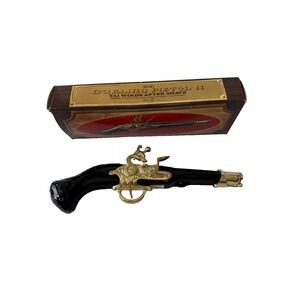 Vintage Avon Dueling Pistol II Tai Winds After Shave Glass Bottle 4oz Full Box